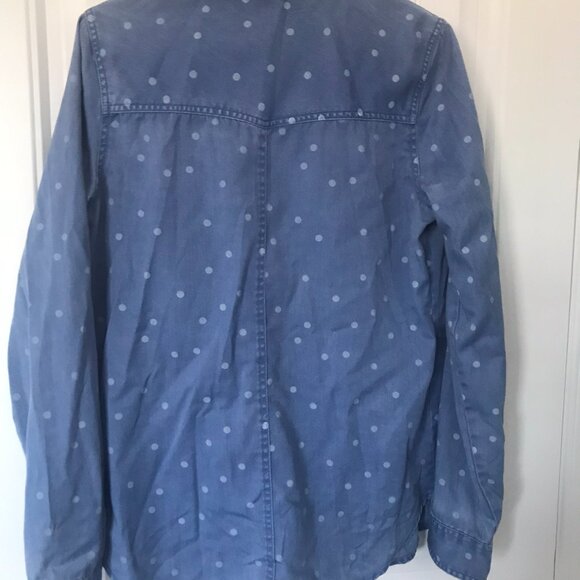 Roxy Polka Dot Denim Shirt - Picture 2 of 2